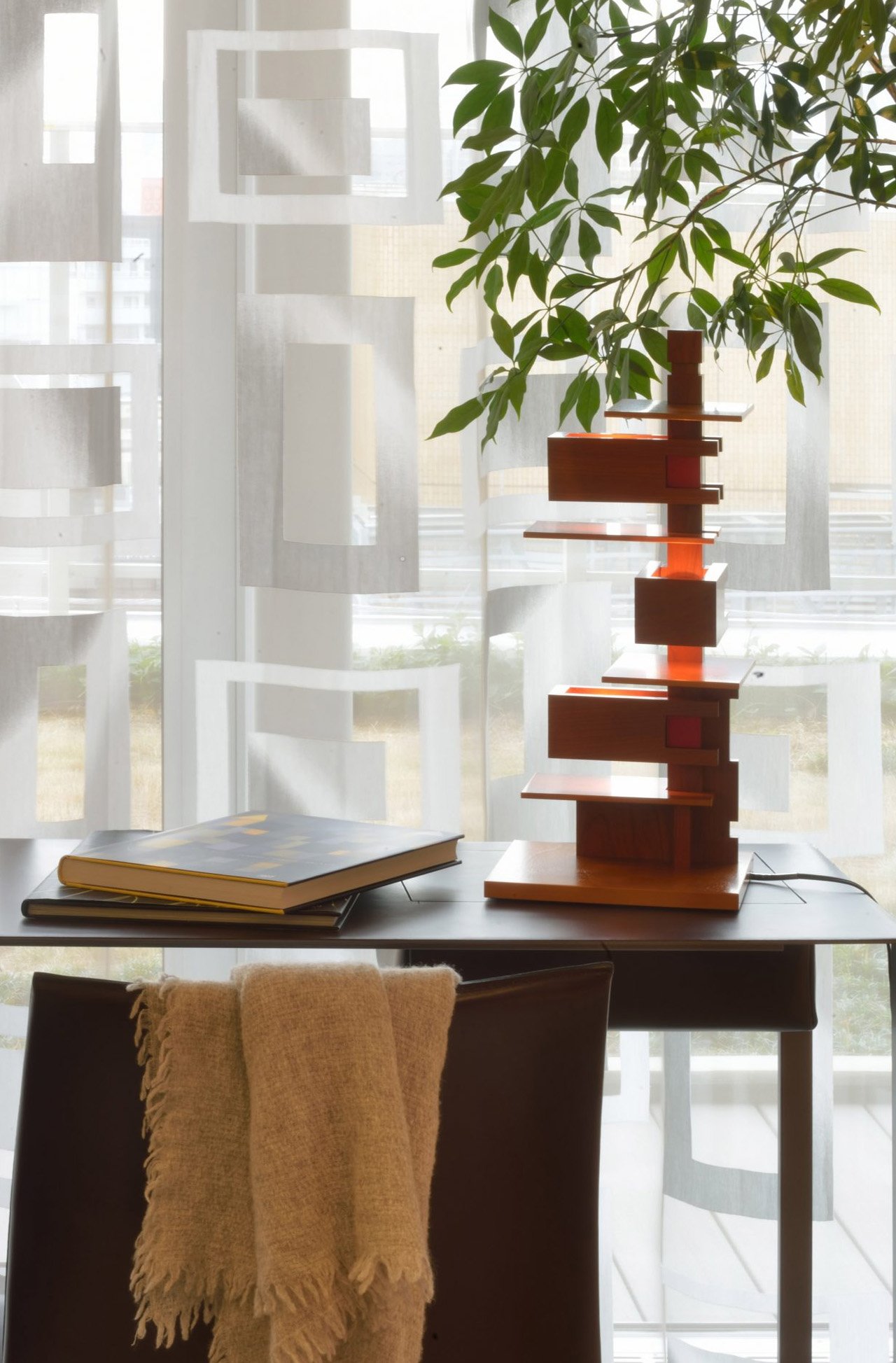 Minimalism，Lamp design，Yamagiwa，product design，TALIESIN lamp，wooden ，Frank Lloyd Wright，