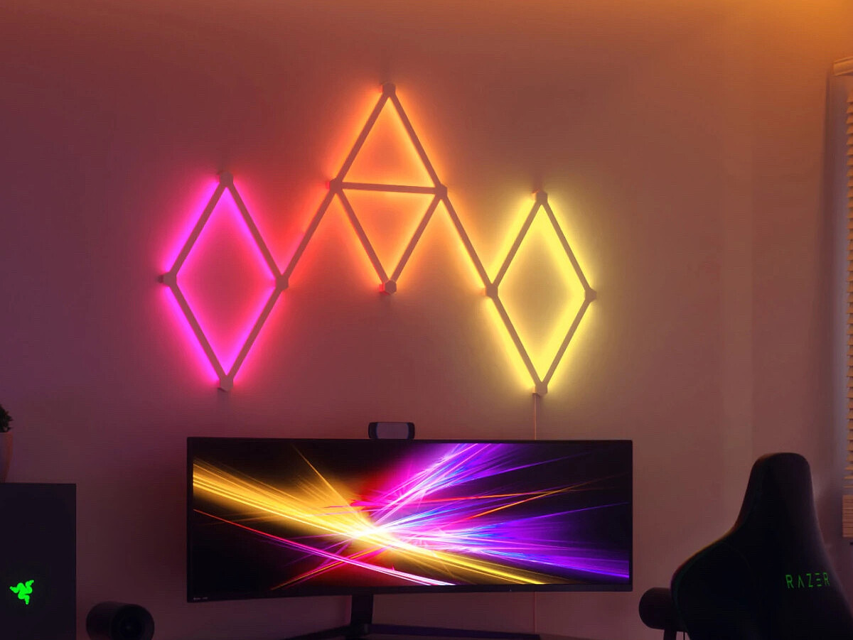 Nanoleaf Lines，modularization，product design，Color-changing LED light bar，Intelligent design，