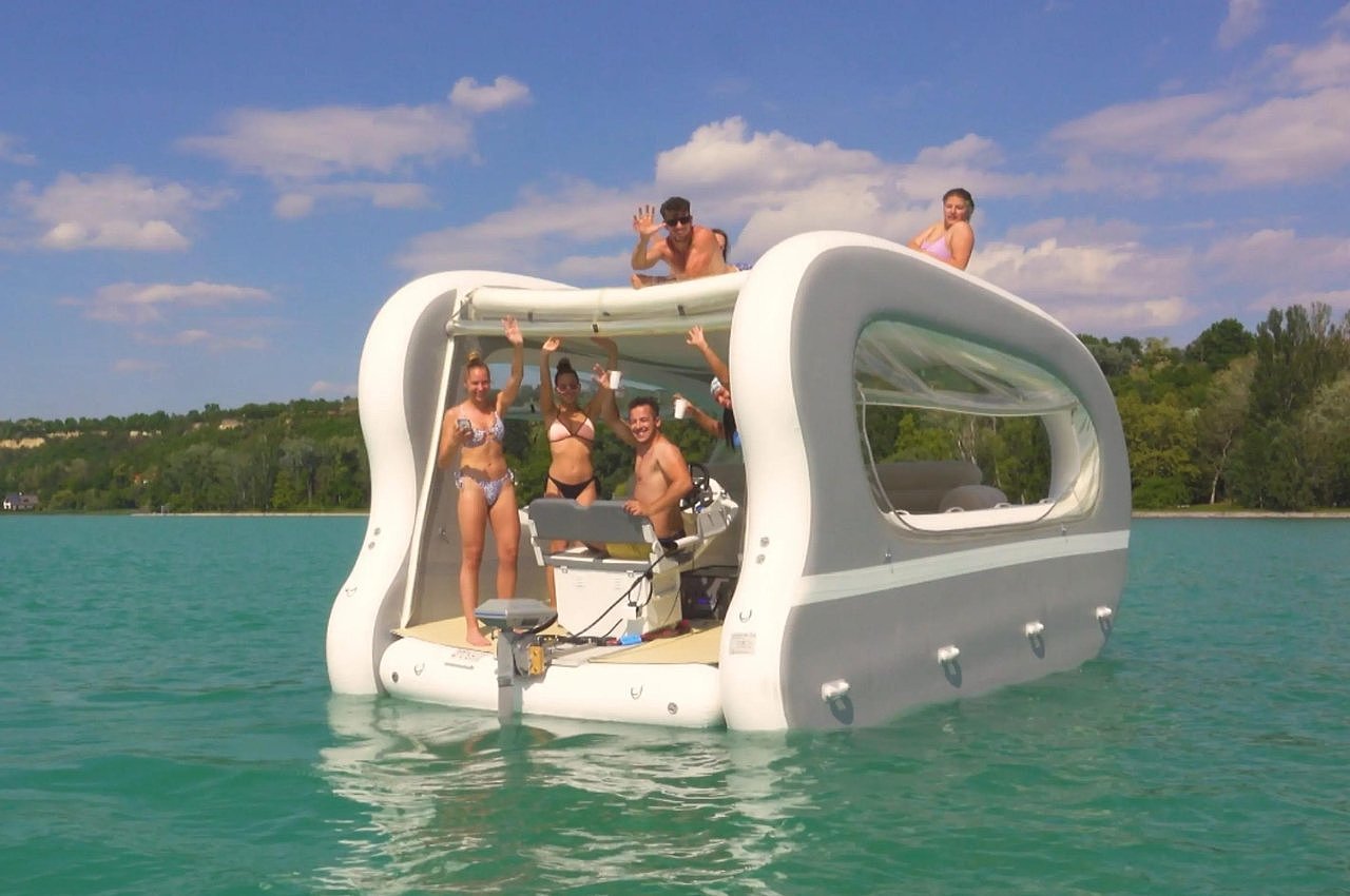 product design，Inflatable no port catamaran，portable，DDD Manufaktúra，