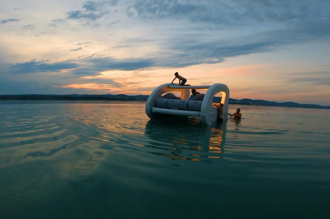 product design，Inflatable no port catamaran，portable，DDD Manufaktúra，