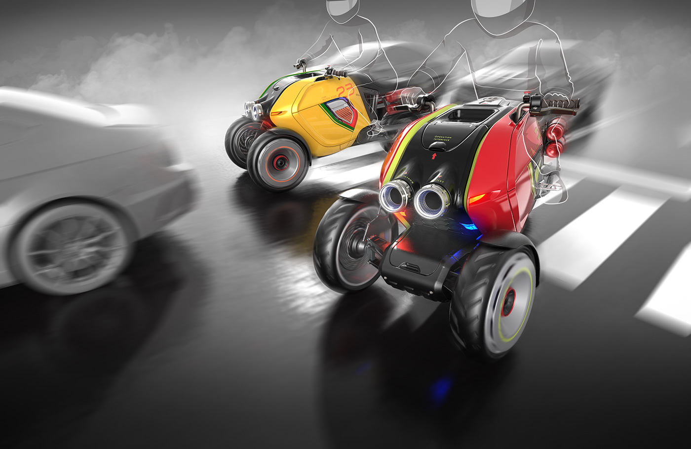 vehicle，motorcycle，rescue，Urban rescue，traffic，bike，