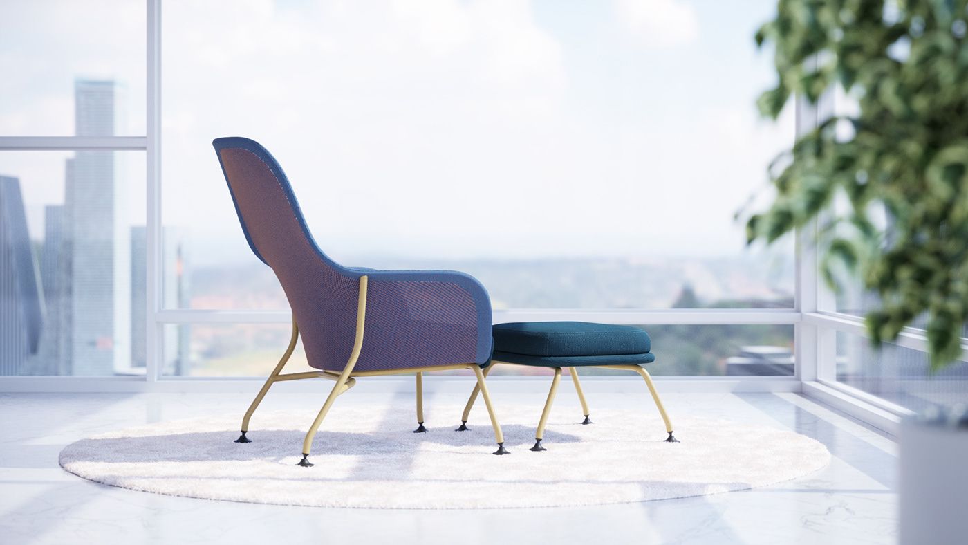 deck chair，chair，product design，Home Furnishing，furniture，3D knitting，