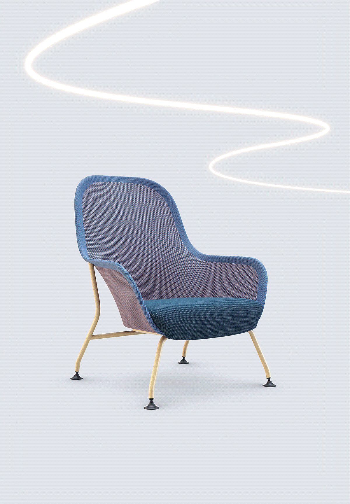 deck chair，chair，product design，Home Furnishing，furniture，3D knitting，