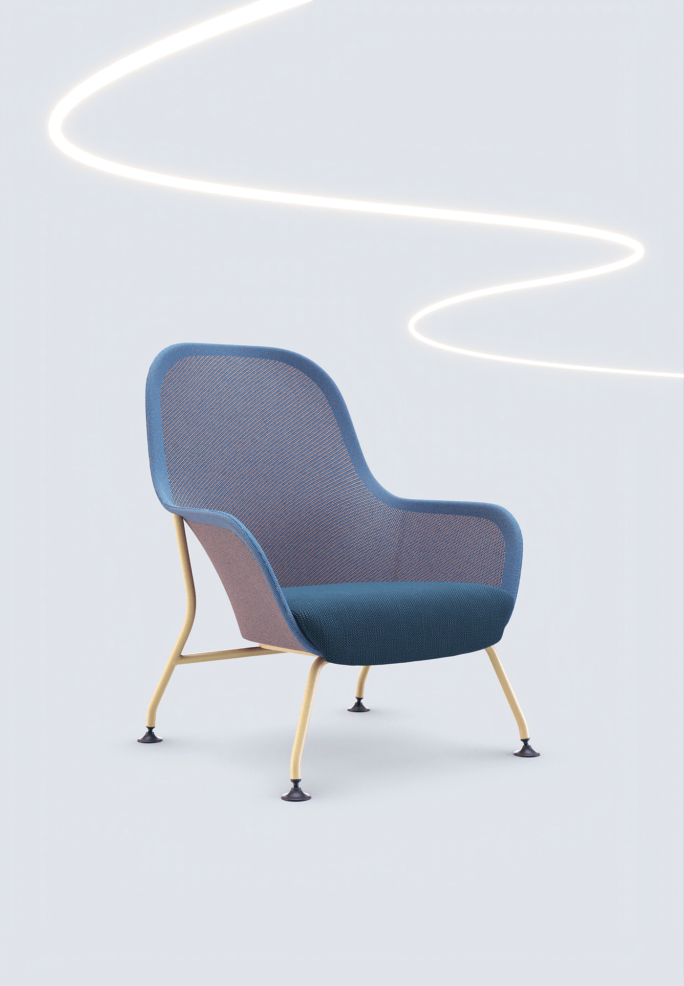 躺椅，椅子，产品设计，家居，家具，3D knitting，