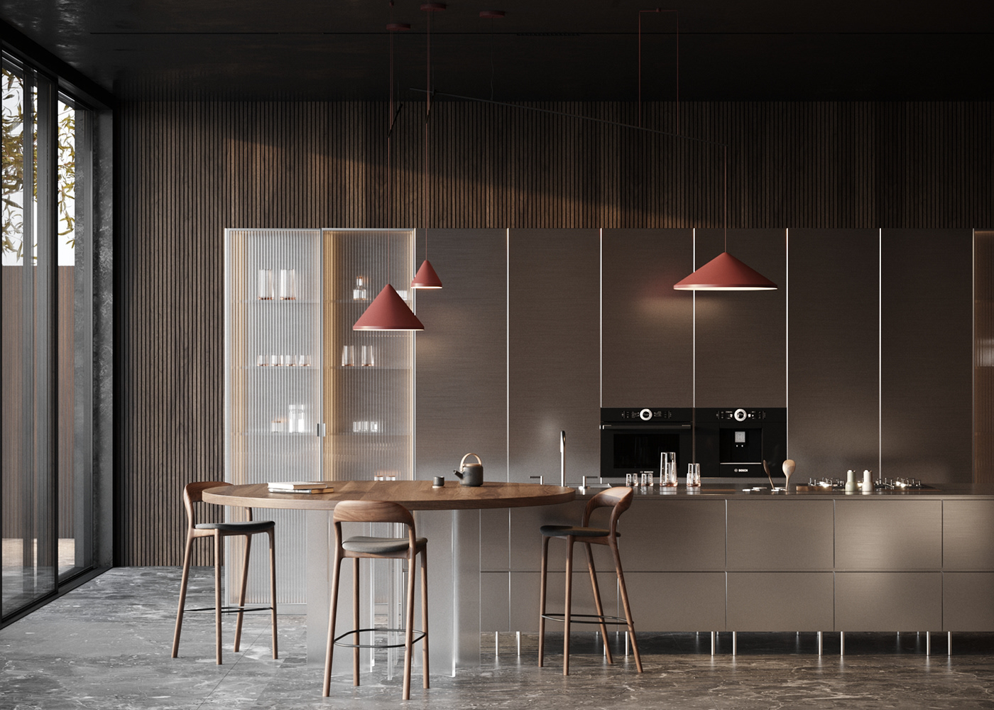 Kitchen concept，KITCHEN CONCEPT，conceptual design，simple style ，Interior design，