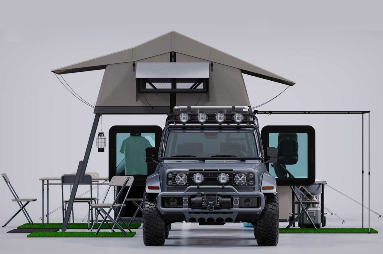 Alpha Motor Corporat，ALPHA REX，Off-road vehicle，camp，Collaborative Adventure Mobile Platform，