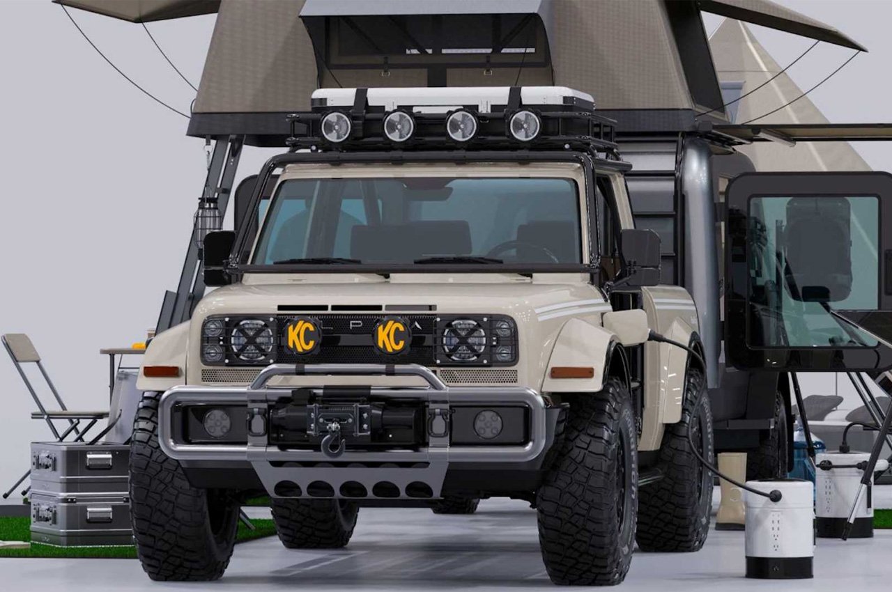 Alpha Motor Corporat，ALPHA REX，Off-road vehicle，camp，Collaborative Adventure Mobile Platform，