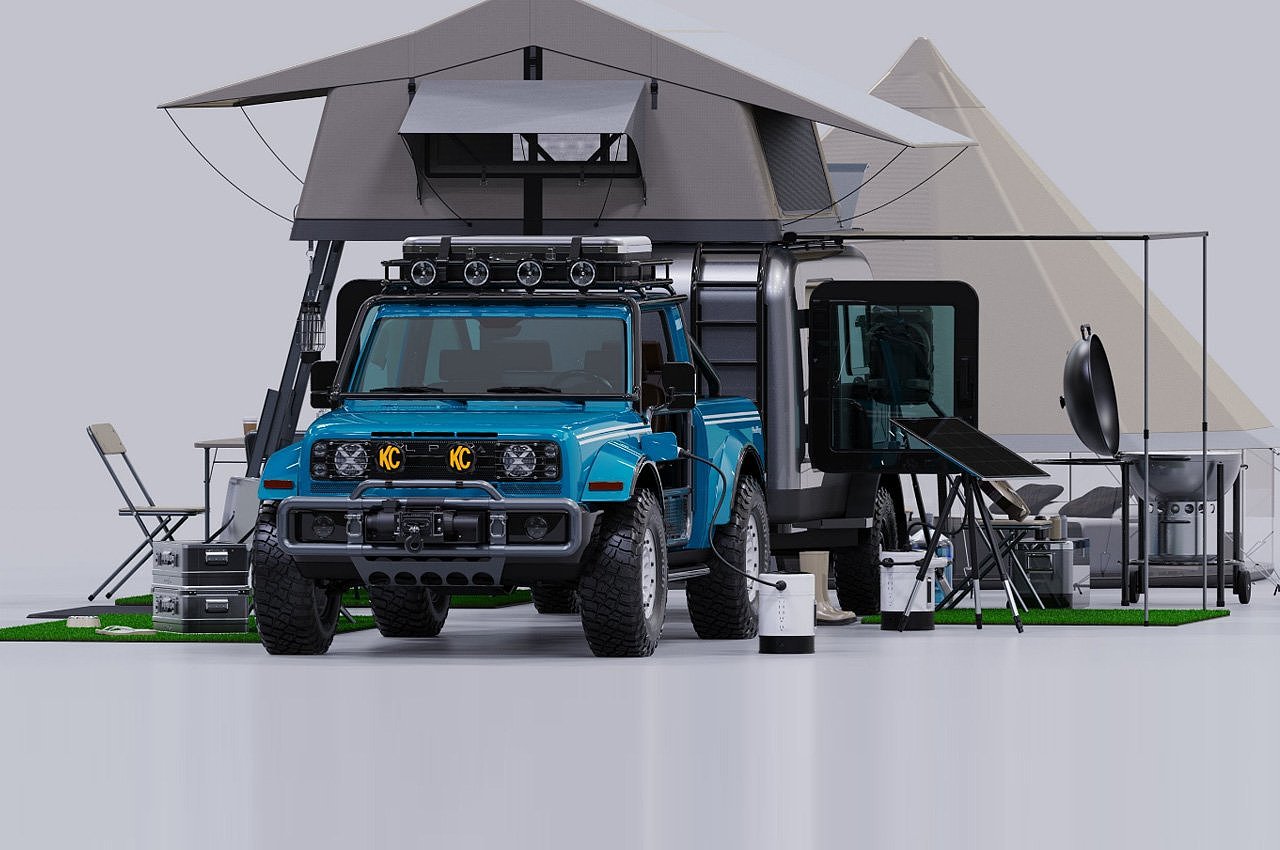 Alpha Motor Corporat，ALPHA REX，Off-road vehicle，camp，Collaborative Adventure Mobile Platform，