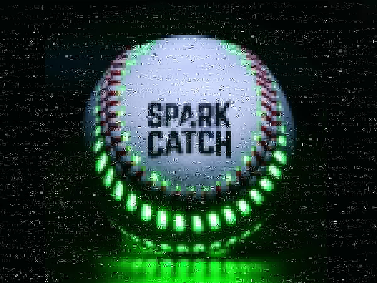 Spark Catch，Luminous baseball，product design，Ergonomics，