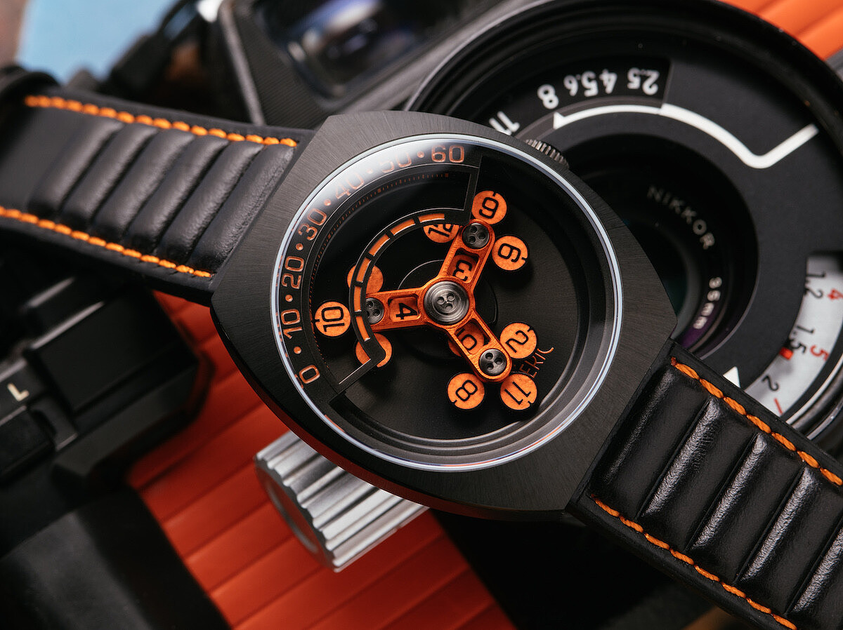 Xeric SC rambler，Automatic roaming timepiece watch，product design，Three-arm timepiece，