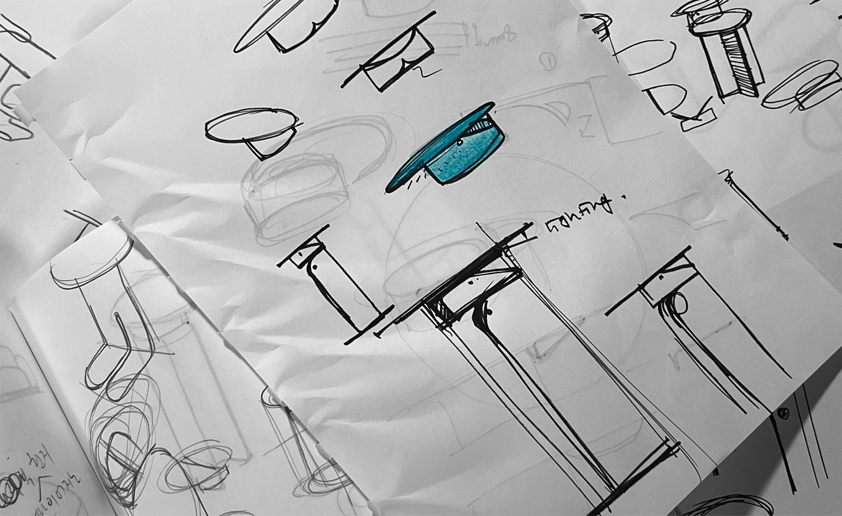 Side table，furniture，Home Furnishing，furniture design ，product design，bedroom，