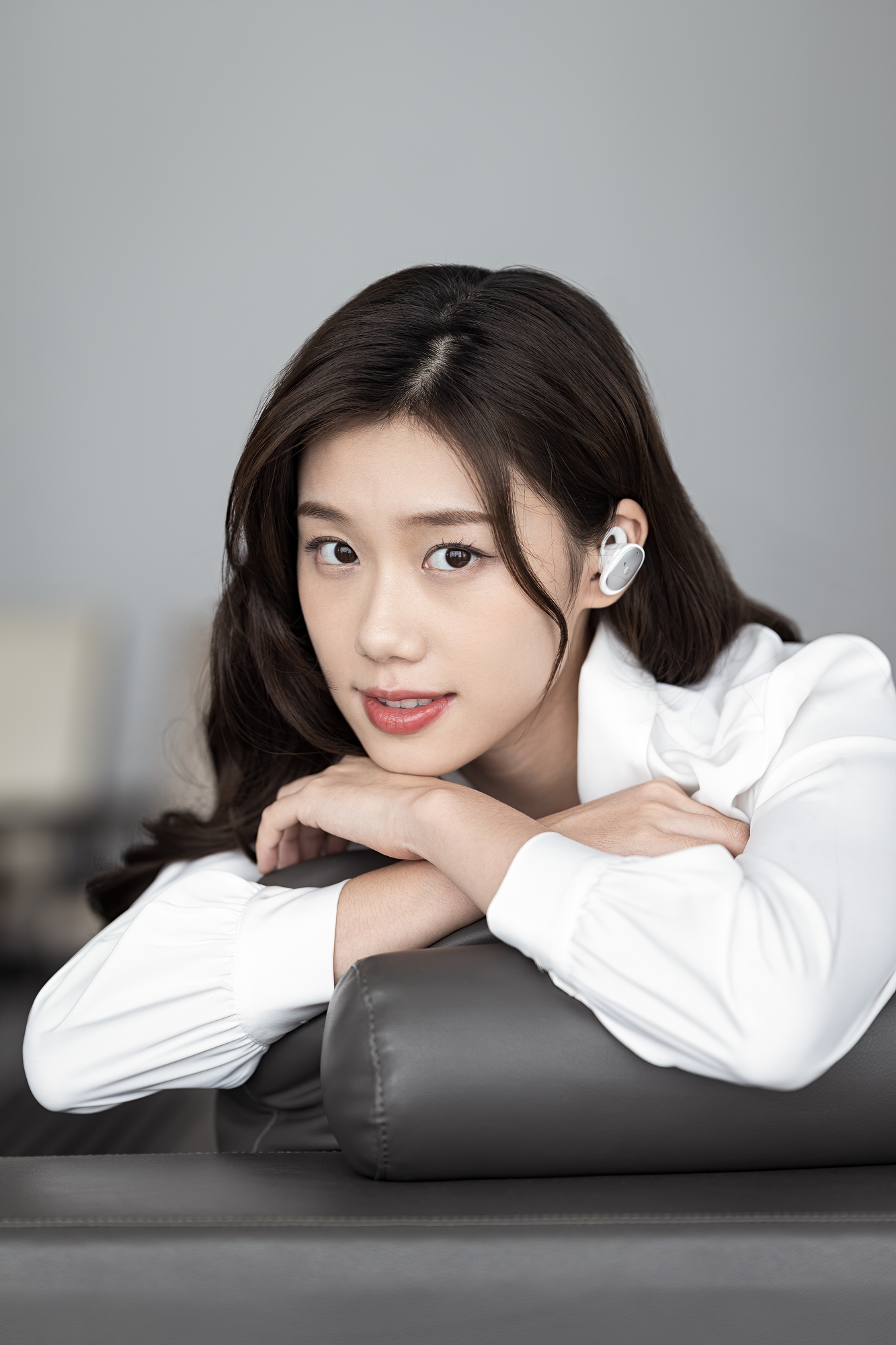 Soundcore，Bluetooth，headset，model，shot，