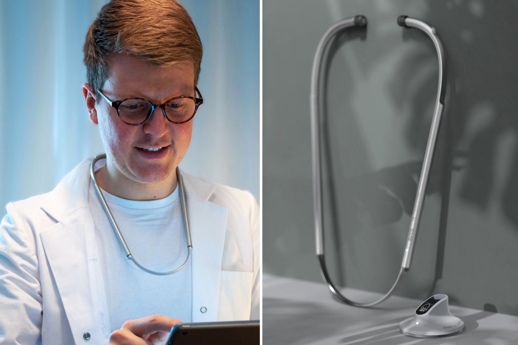 Stethoscope，Wireless stethoscope，product design，Design，medical care，medical apparatus and instruments，