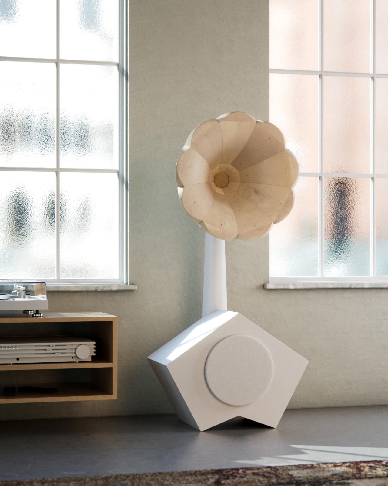 speaker，Retro，product design，industrial design，Black glue，Design，