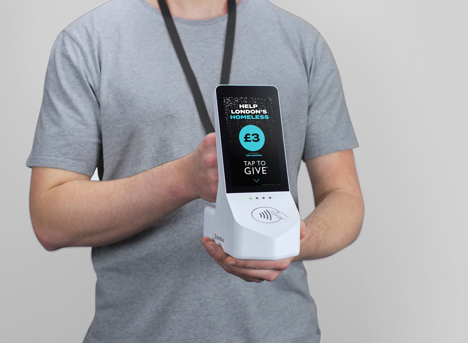 V2 STUDIOS，Contactless donation，product design，reddot award 2019，Goodbox，