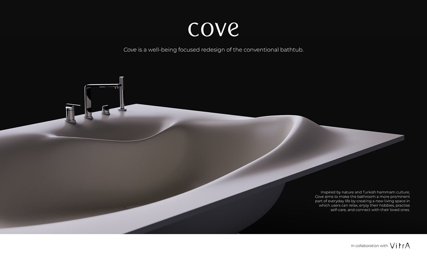 Özge Akça，bathtub，product design，natural，hammam culture in turkey，