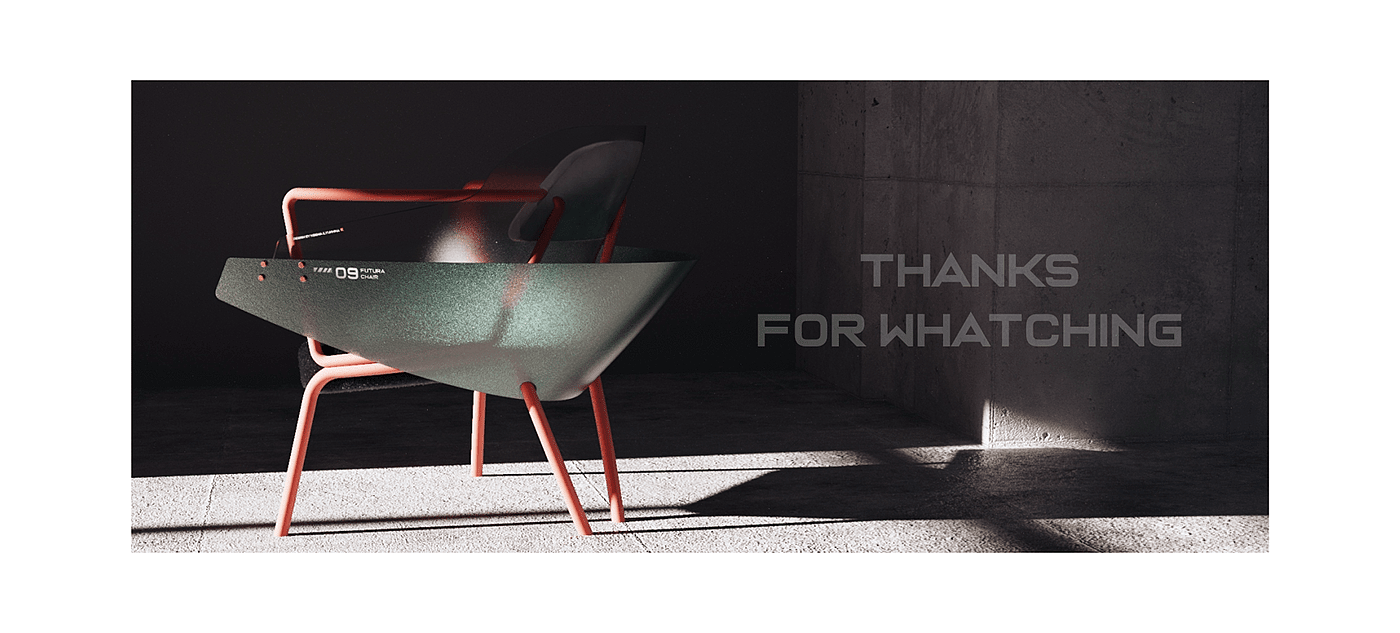 Ksenya Ilyukhina，Future chair，09 FUTURA CHAIR，product design，