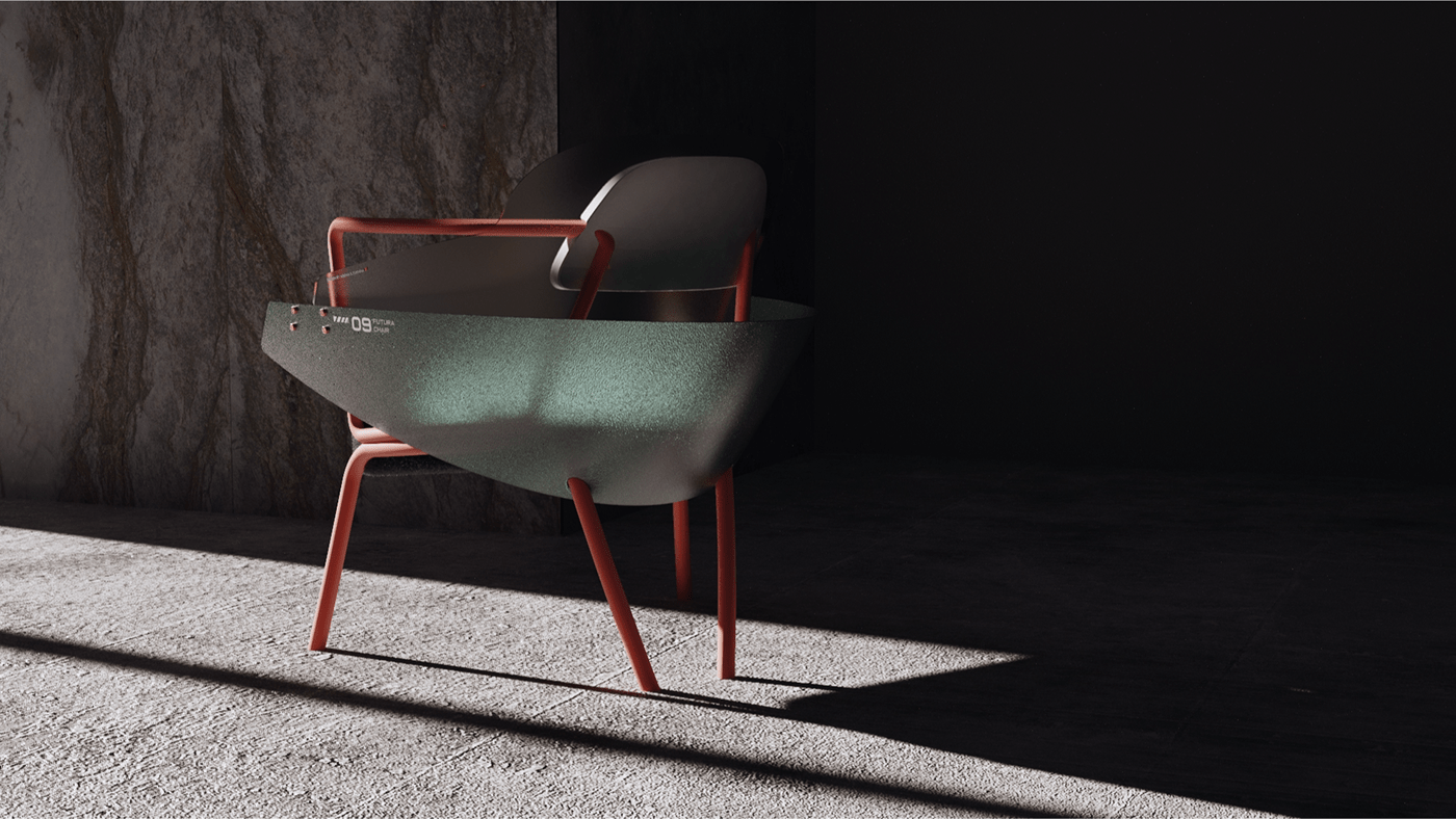 Ksenya Ilyukhina，Future chair，09 FUTURA CHAIR，product design，