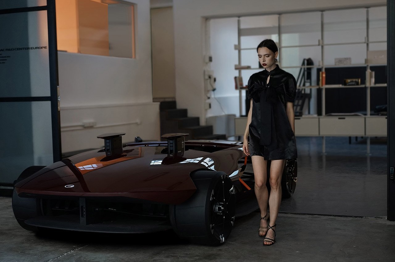 Hidden cab，Automobile design，Electric sports car，Minimalism，Automobile aesthetics，GAC Design，GAC Barchetta，Super Futurism，
