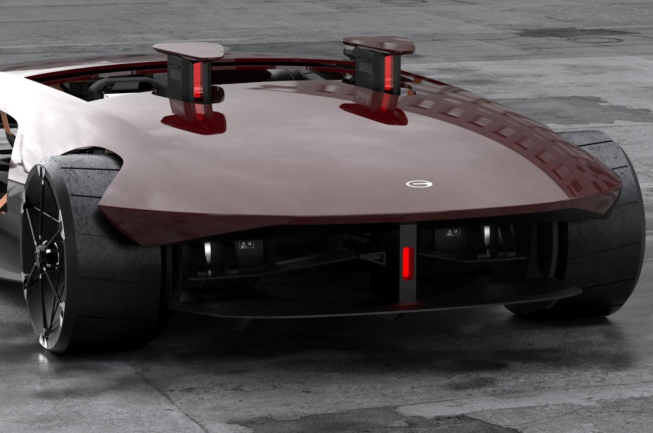 Hidden cab，Automobile design，Electric sports car，Minimalism，Automobile aesthetics，GAC Design，GAC Barchetta，Super Futurism，