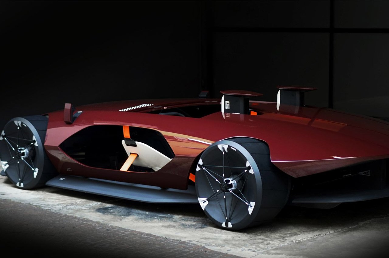 Hidden cab，Automobile design，Electric sports car，Minimalism，Automobile aesthetics，GAC Design，GAC Barchetta，Super Futurism，