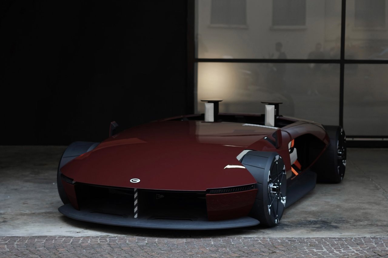 Hidden cab，Automobile design，Electric sports car，Minimalism，Automobile aesthetics，GAC Design，GAC Barchetta，Super Futurism，