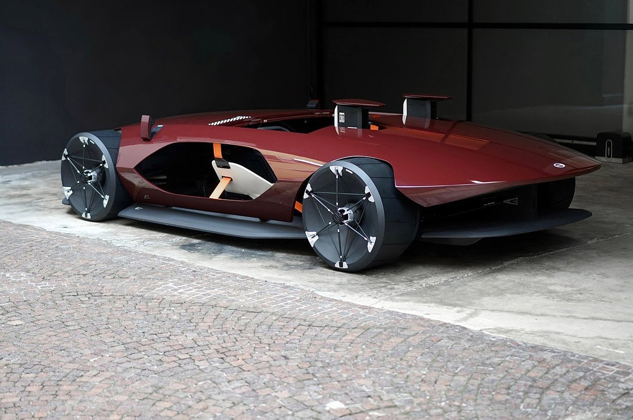 Hidden cab，Automobile design，Electric sports car，Minimalism，Automobile aesthetics，GAC Design，GAC Barchetta，Super Futurism，