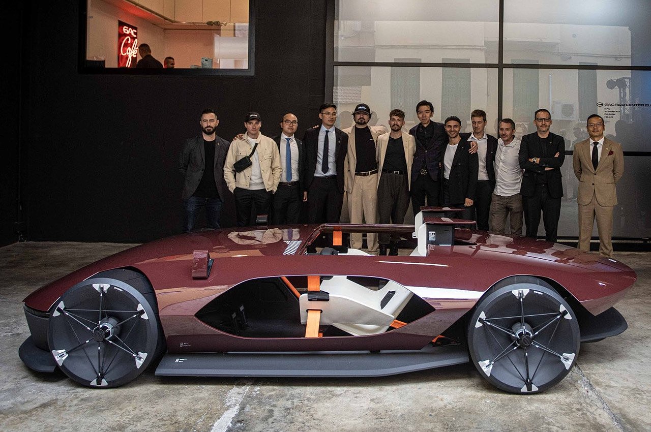 Hidden cab，Automobile design，Electric sports car，Minimalism，Automobile aesthetics，GAC Design，GAC Barchetta，Super Futurism，