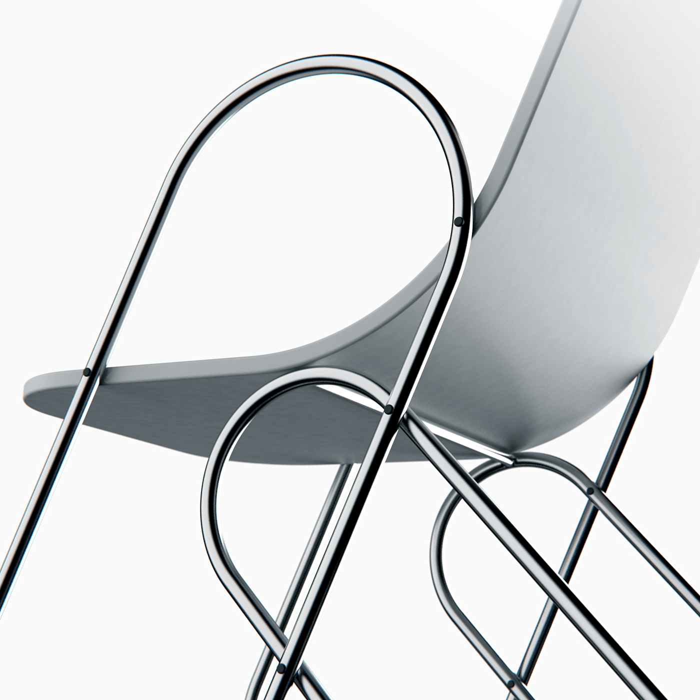 Andrew Edge，Clip Chair，产品设计，家具设计，几何设计，美学设计，人体工程学，