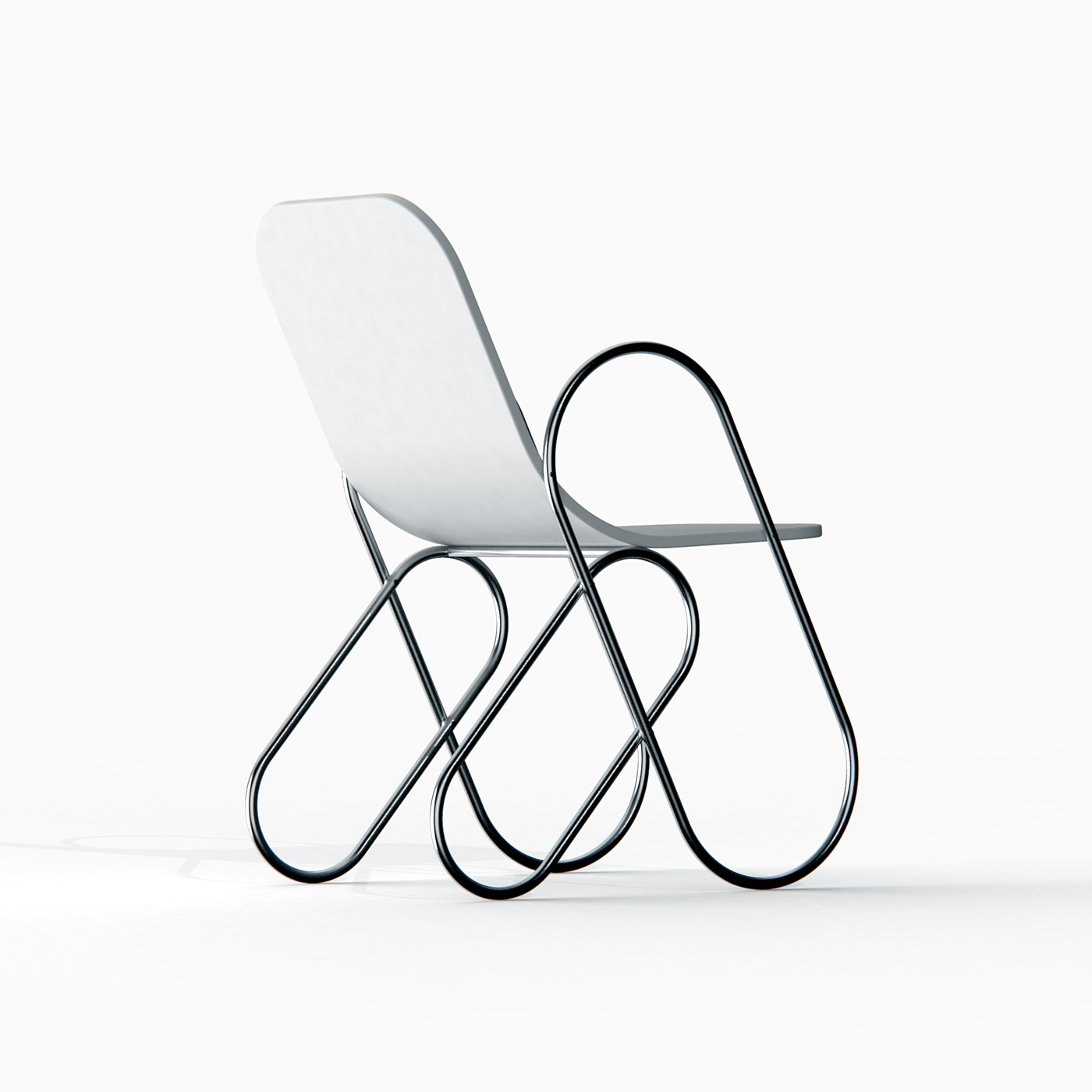 Andrew Edge，Clip Chair，产品设计，家具设计，几何设计，美学设计，人体工程学，