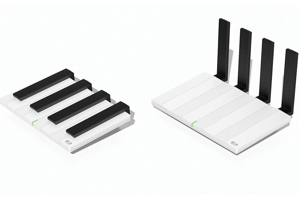 Lee Haupenn，WiFi router，Piano WiFi 6 router，product design，
