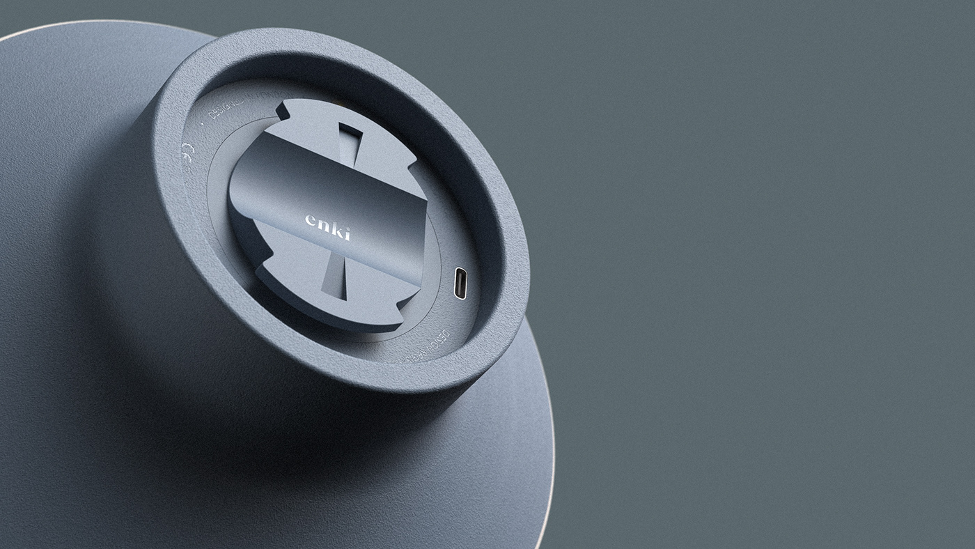 Beta Design Office，Enki，Home environment lights，rechargeable ，Aesthetic design，product design，