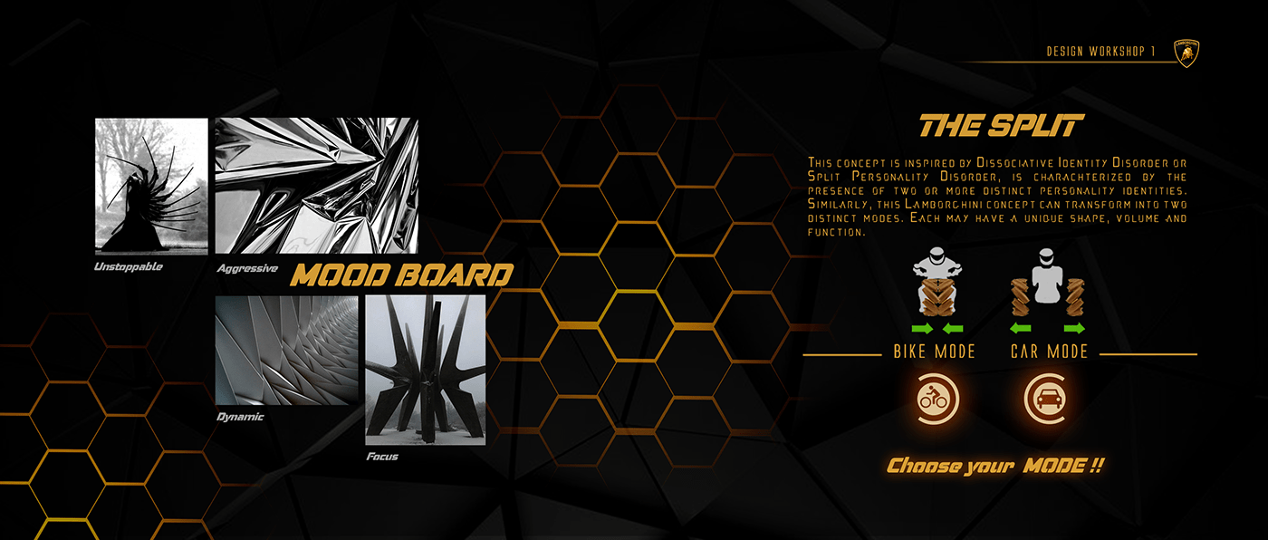 Karan Borah，Lamborghini，SPLIT，Lamborghini，Automobile design，conceptual design，