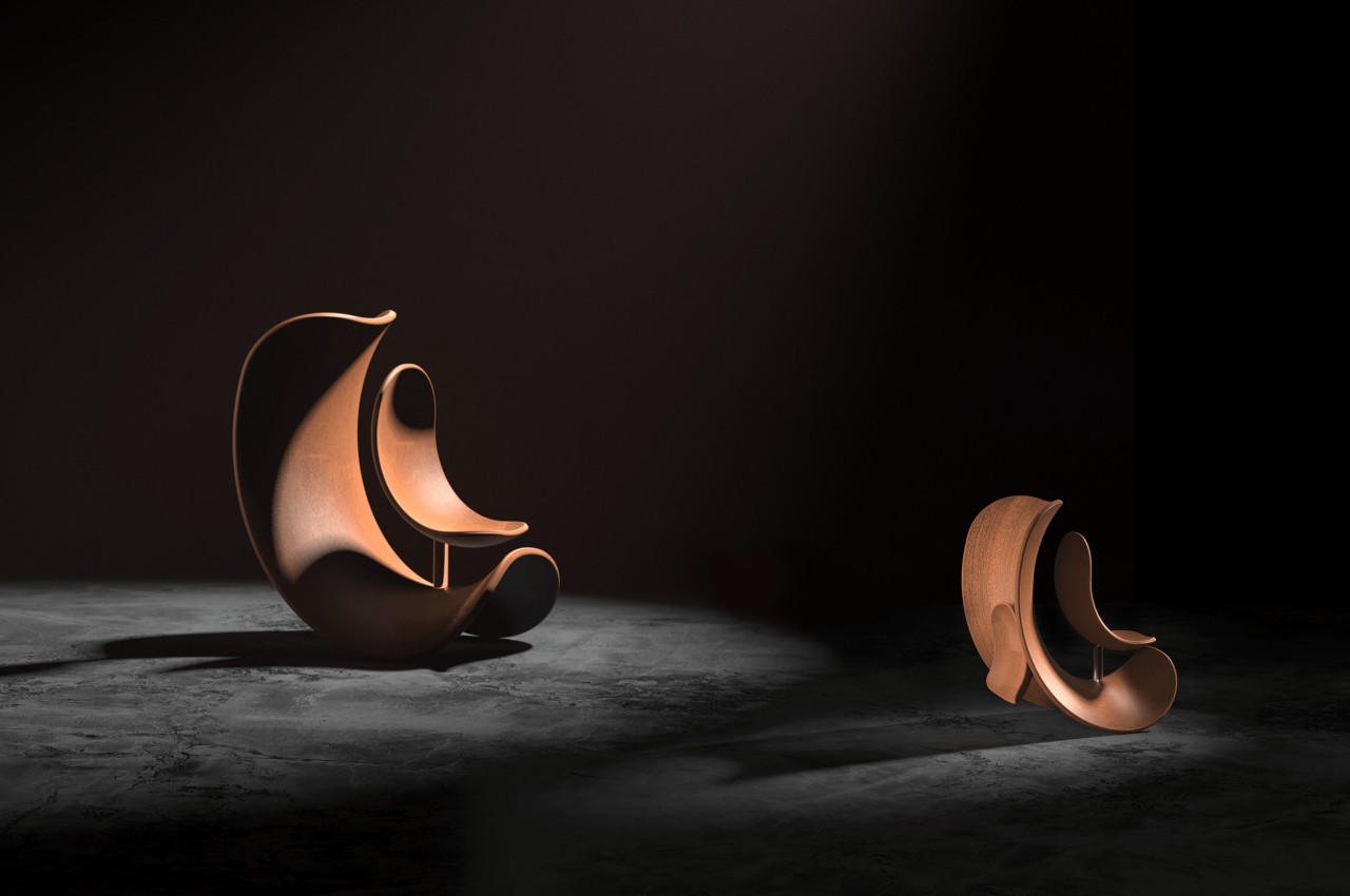 Pranay Patidar，Rocking chair，Form obeys function，Curve design，Chipp，Ergonomics，