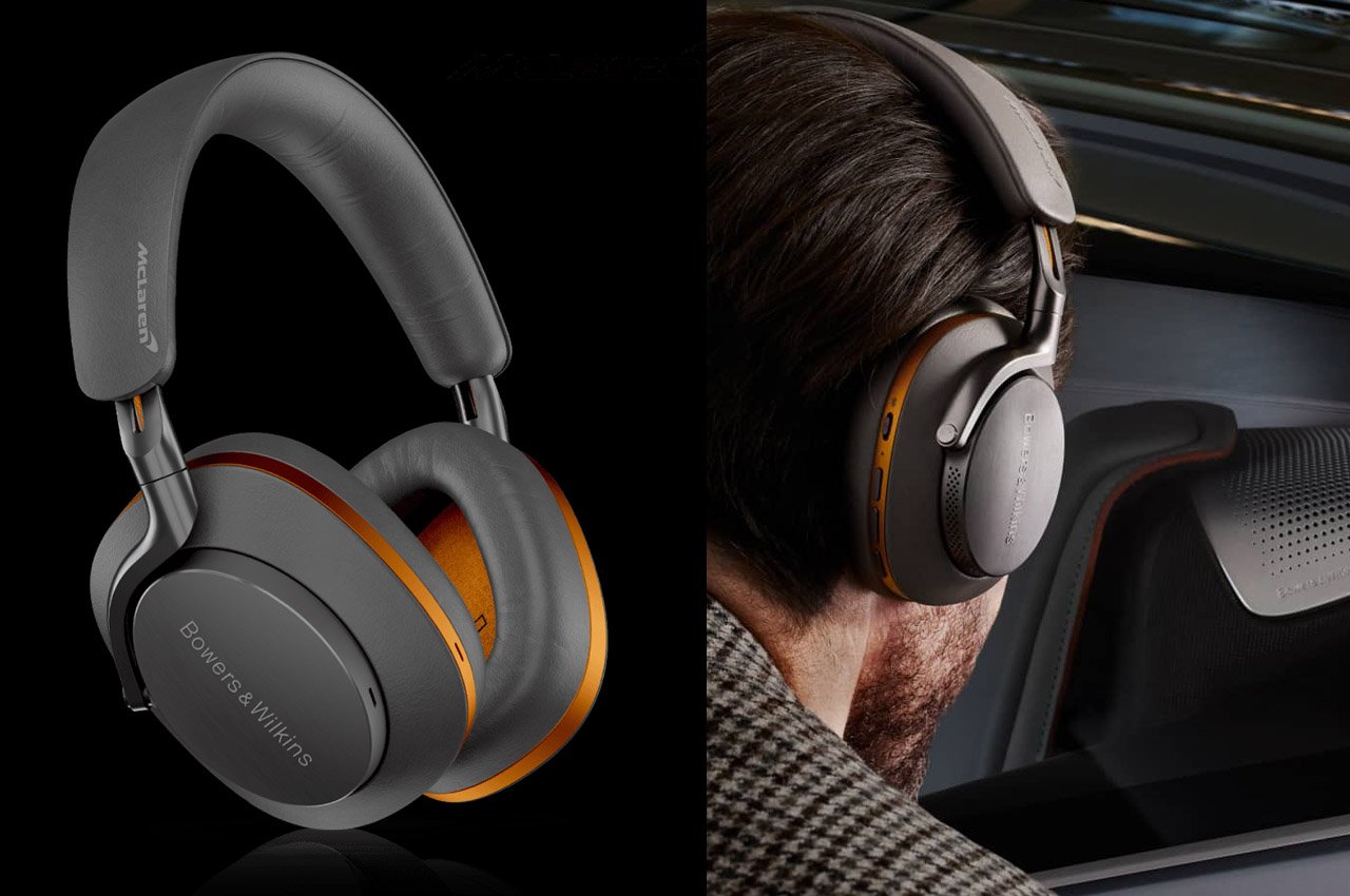 Bower and Wilkins，Px8 headphones，product design，MCLAREN EDITION PX8，Two-Tone Finish，Ergonomics，