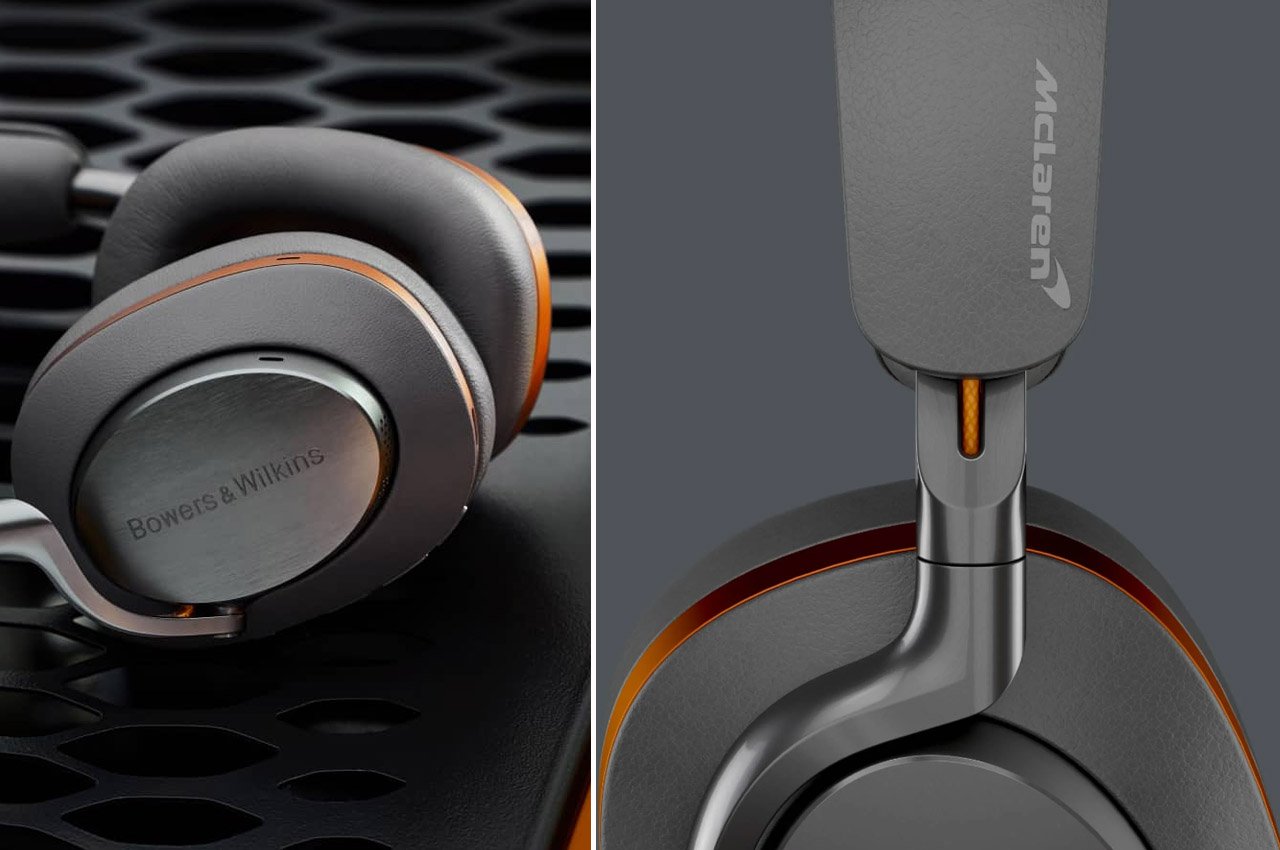 Bower and Wilkins，Px8 headphones，product design，MCLAREN EDITION PX8，Two-Tone Finish，Ergonomics，