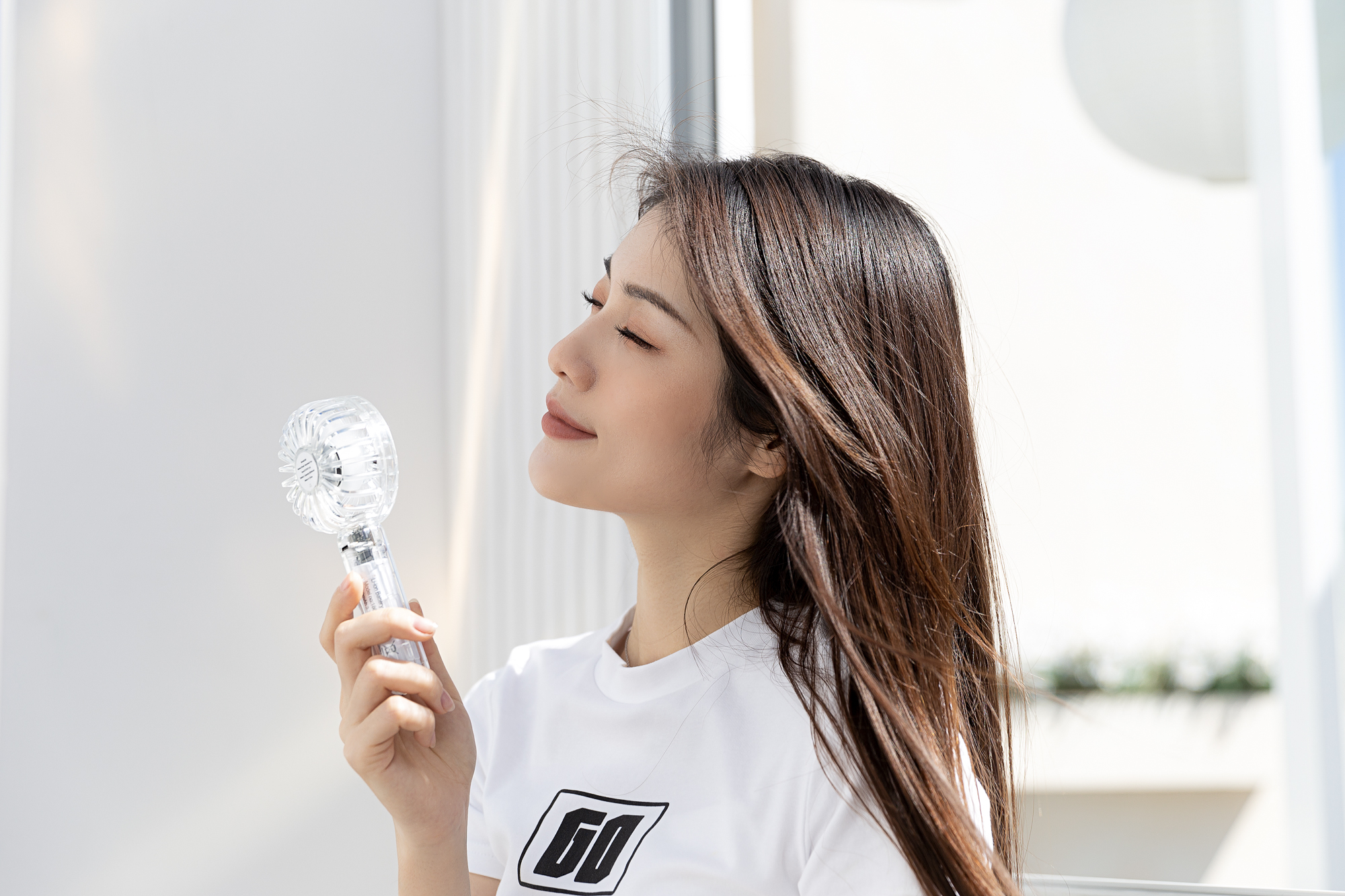 Looking for things，transparent，Small fan，Fan，