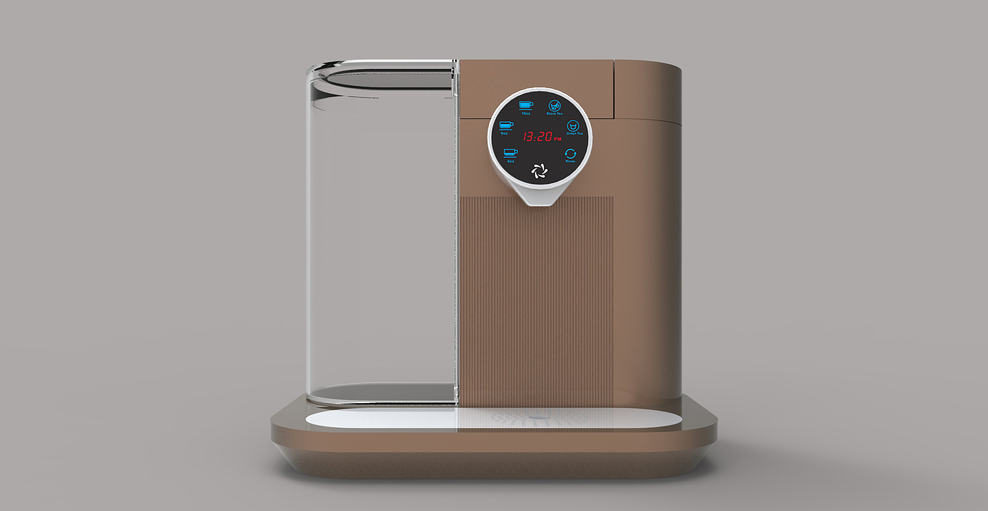 Minimalist capsule coffee machine，