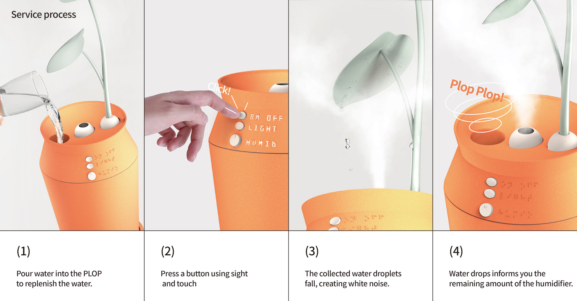 Humidifier，PLOP，blind，Visual impairment，