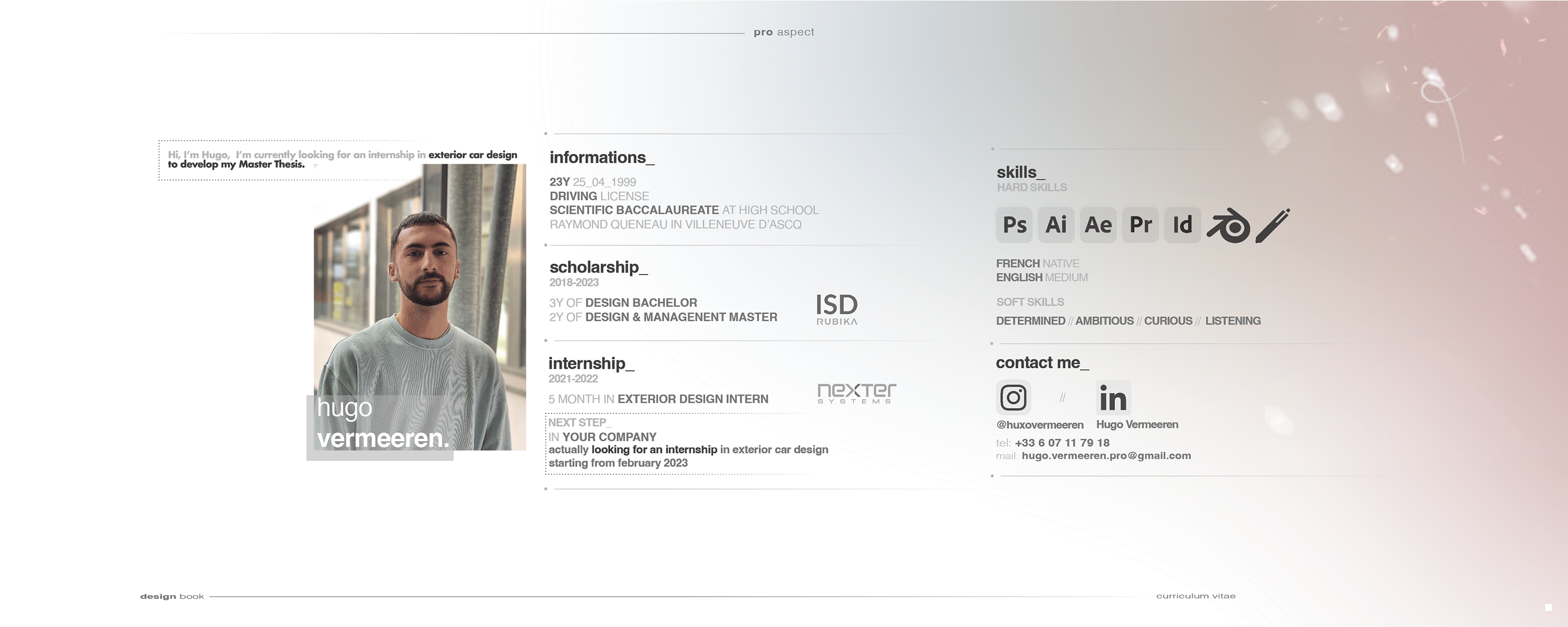 Hugo Vermeeren，automobile，future，Automobile concept，