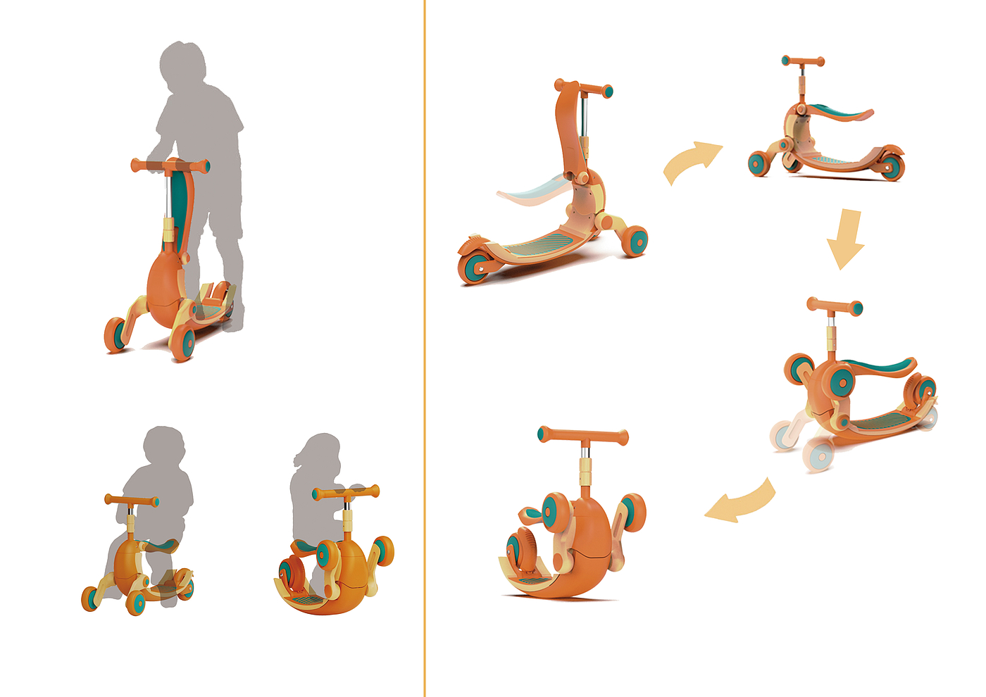 Scooter，children，Toys，multi-function，Balance car，Rocking car，