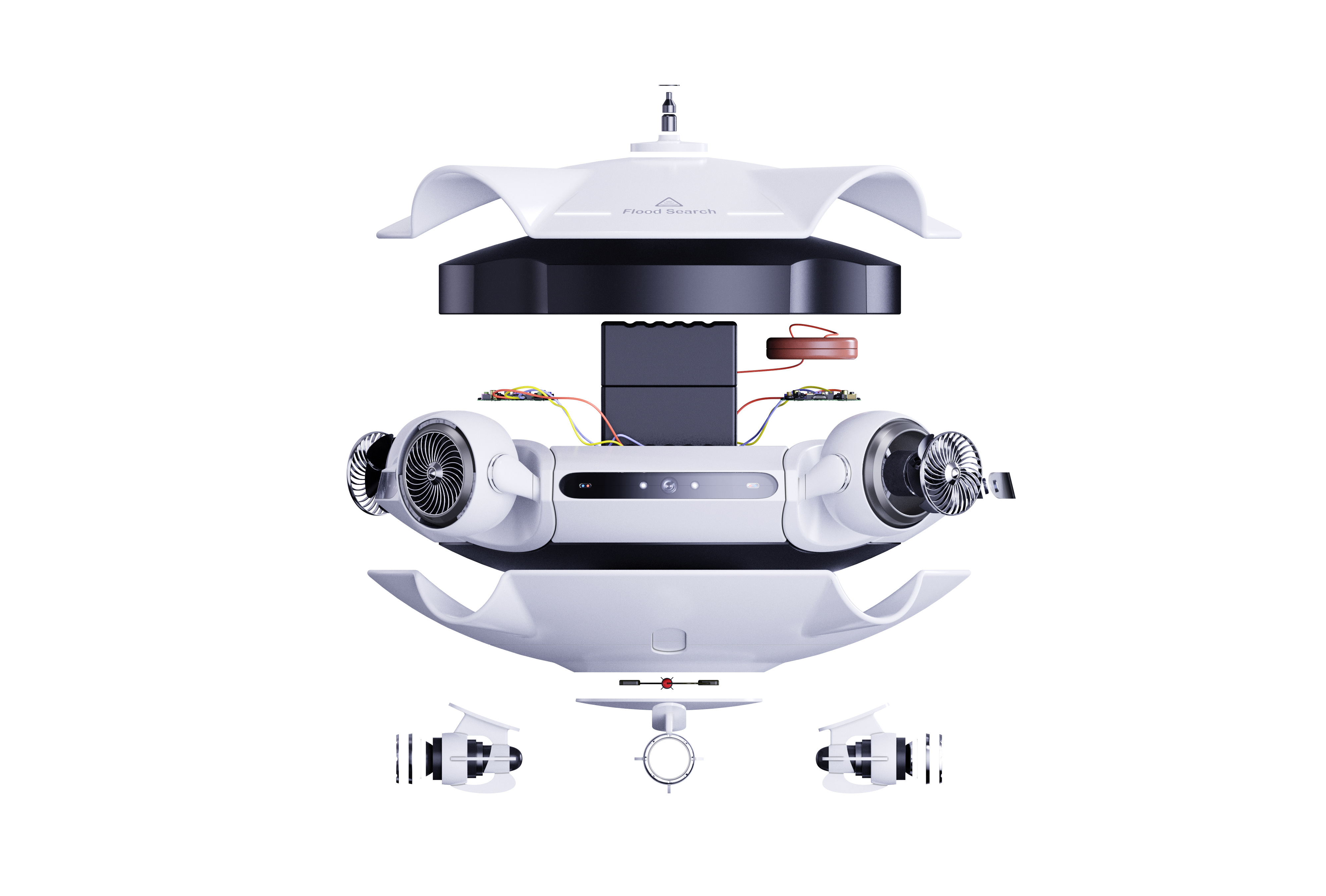 Underwater search and rescue instrument，rescue，Flood，industrial design，