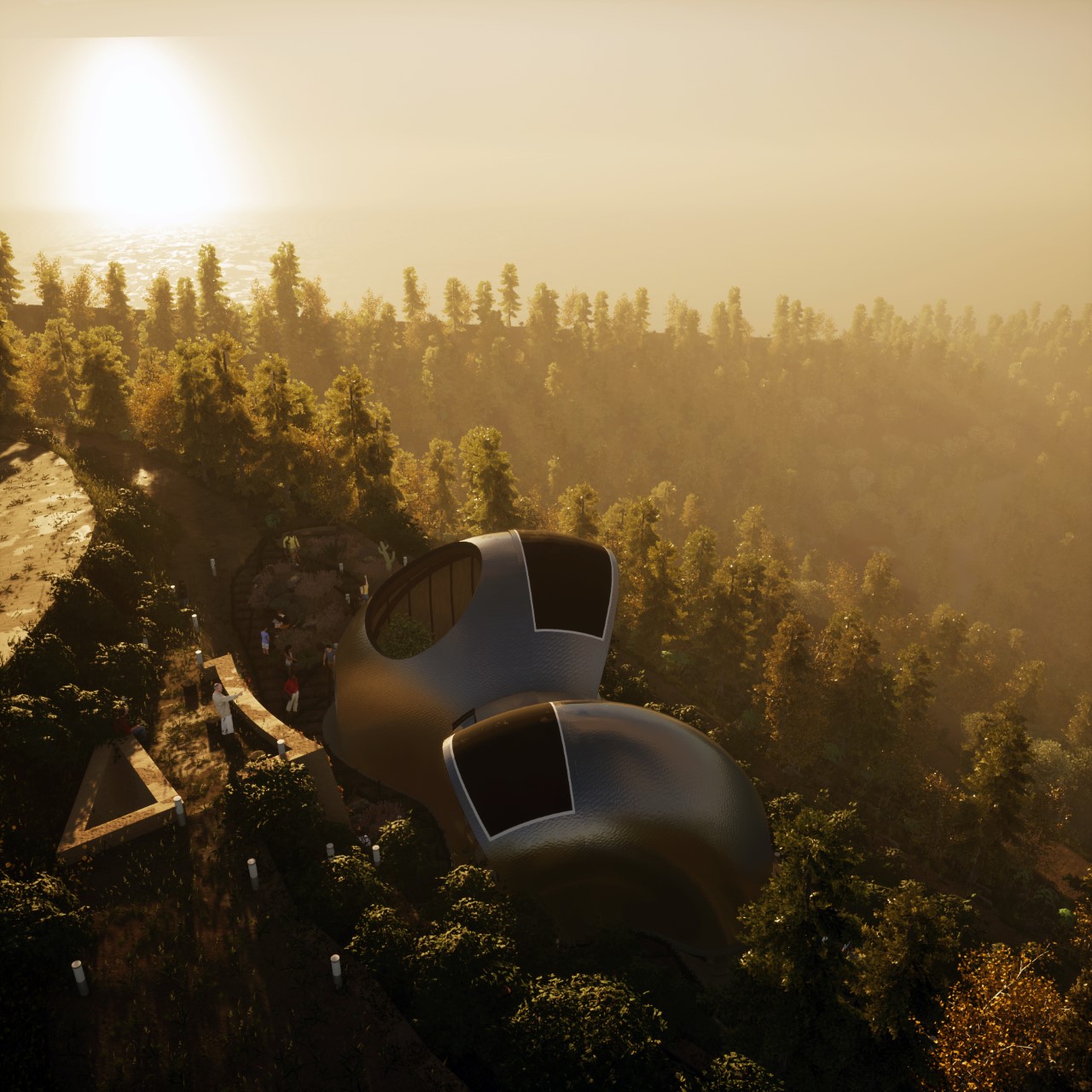 Architecture，yoga，house，