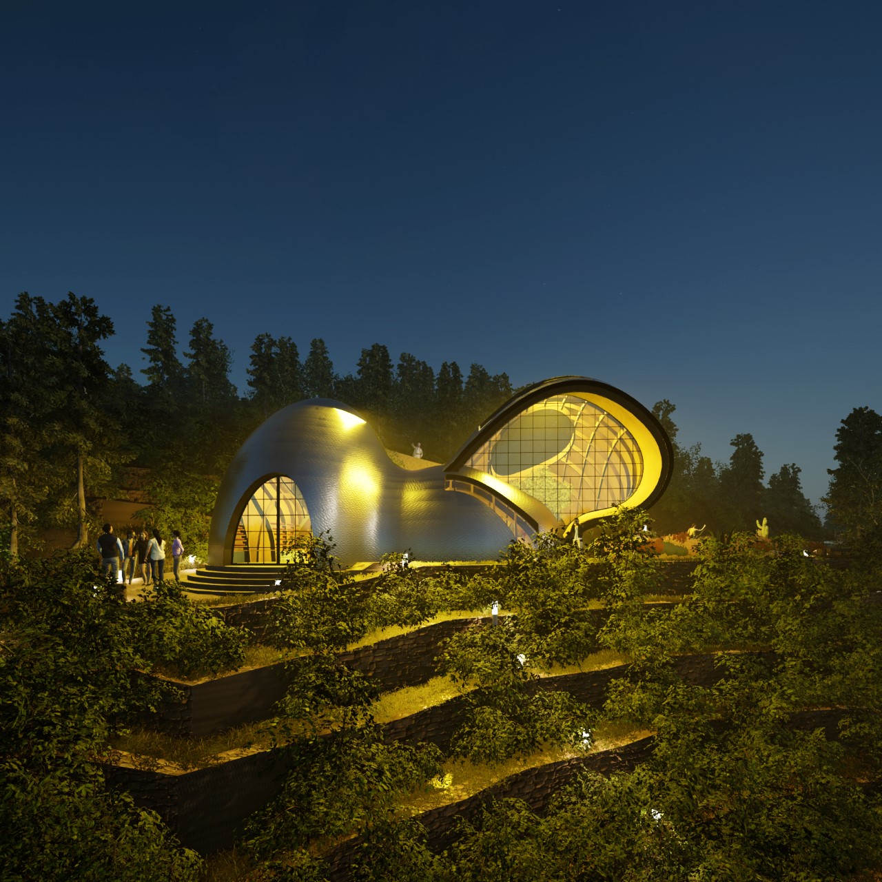 Architecture，yoga，house，