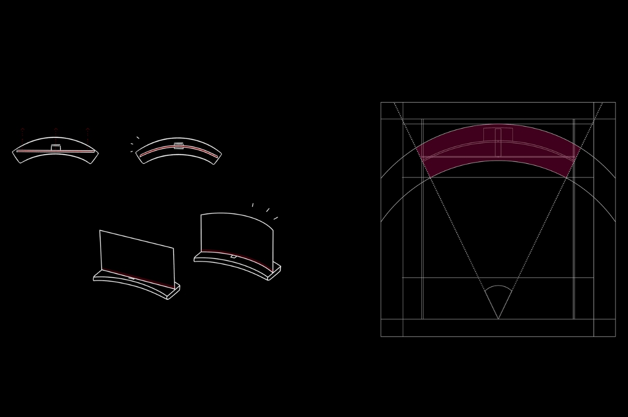 screen，bend，deformation，