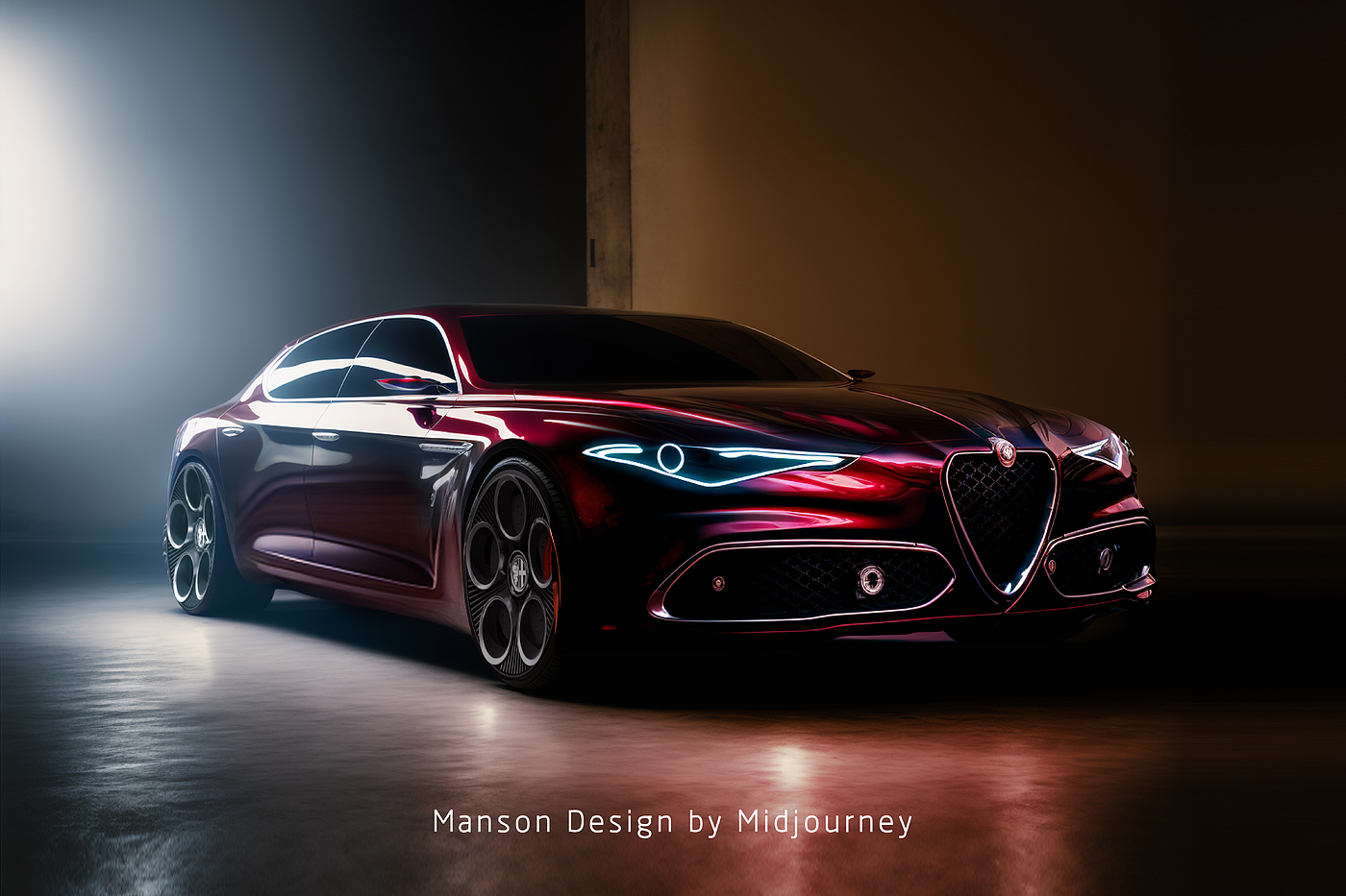 midjournry，Automobile design，Automobile modeling，Concept Car，