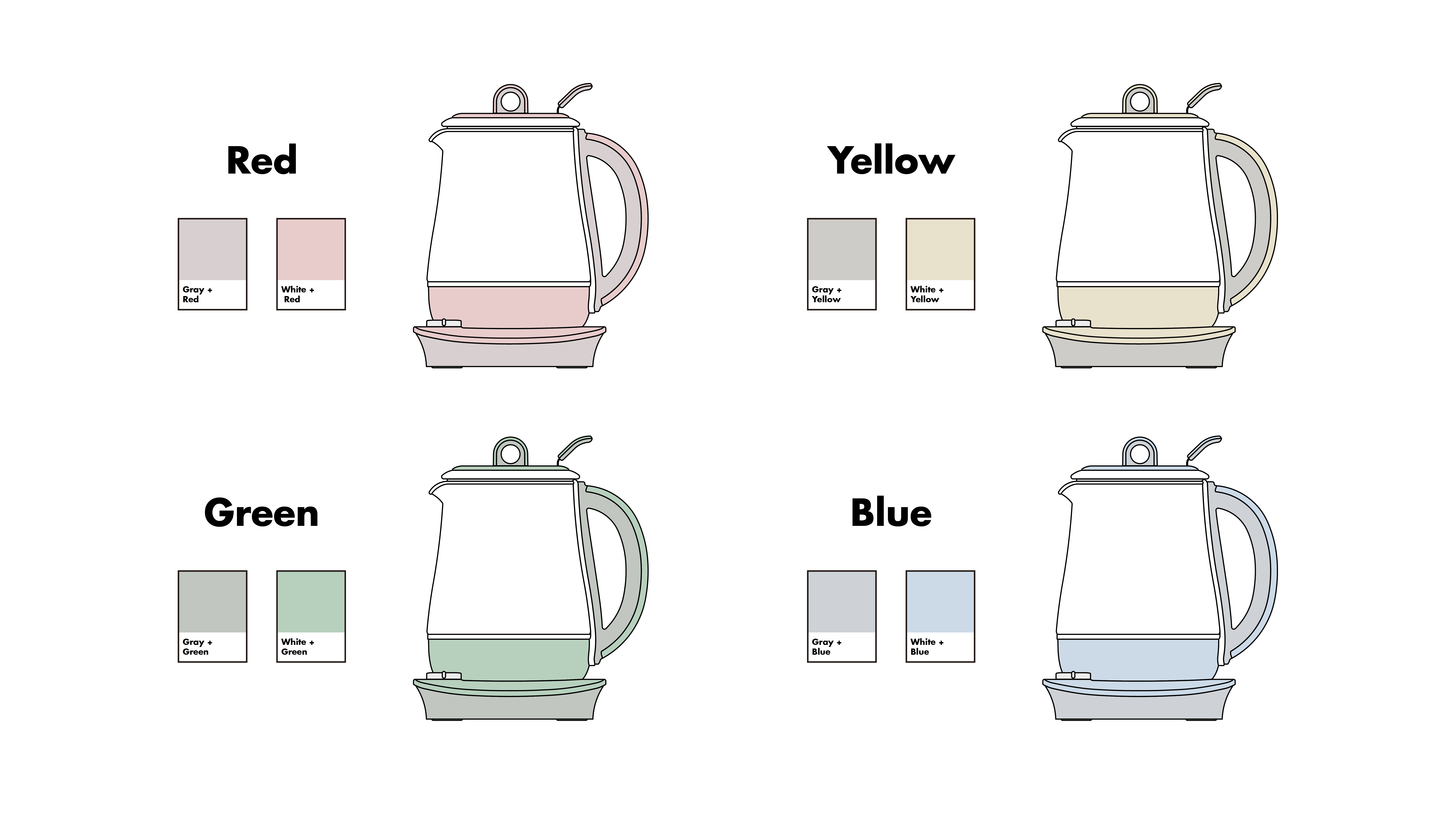 industrial design，product design，household electrical appliances，Electric kettle，Health pot，cmf，