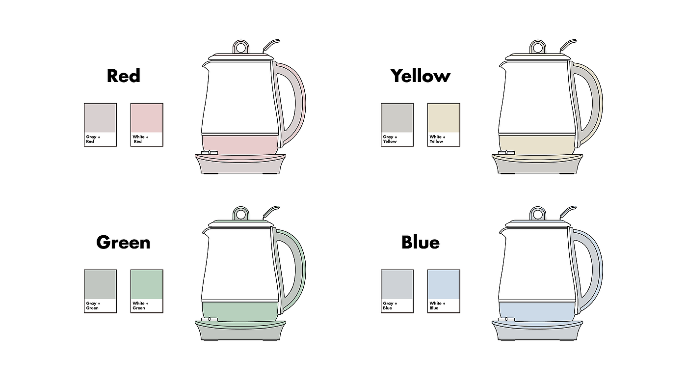 industrial design，product design，household electrical appliances，Electric kettle，Health pot，cmf，
