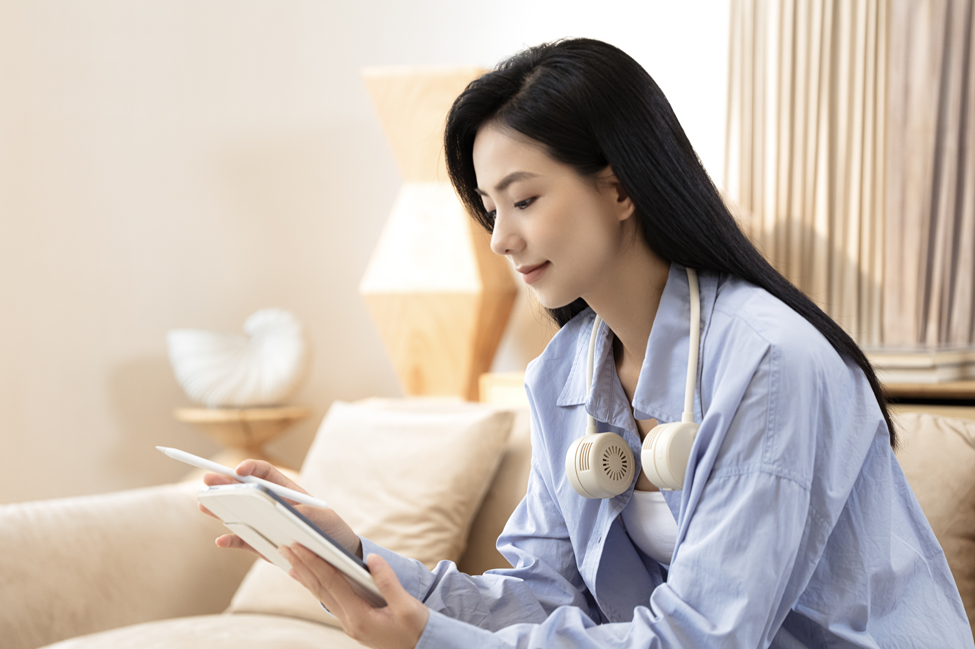 Several elements，halter ，Fan，