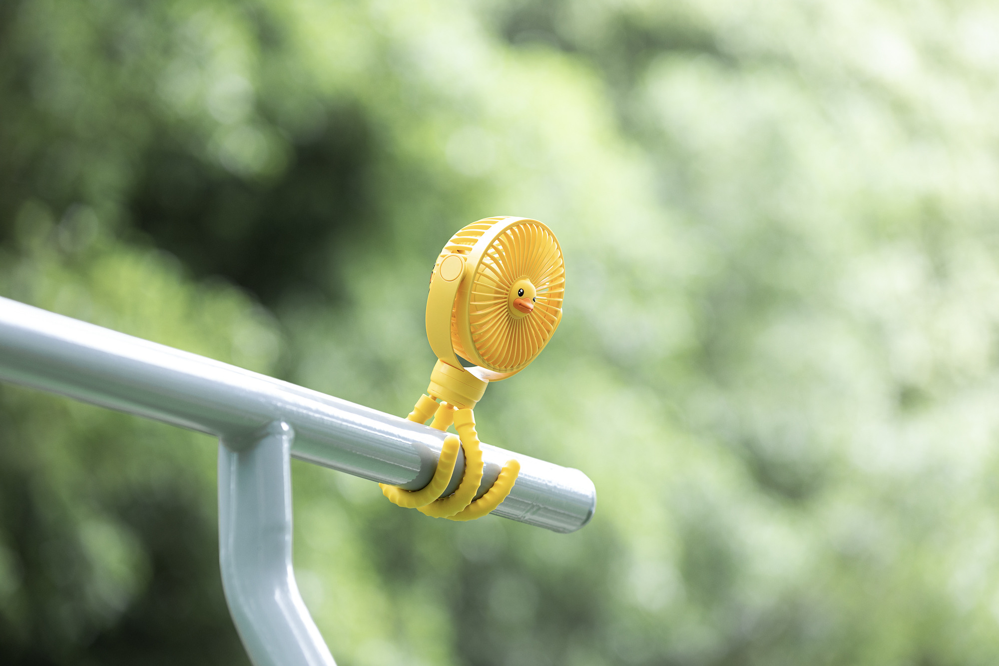 Yellow duck，octopus，Fan，